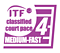 ITF classified court pace: 4 - medium fast
