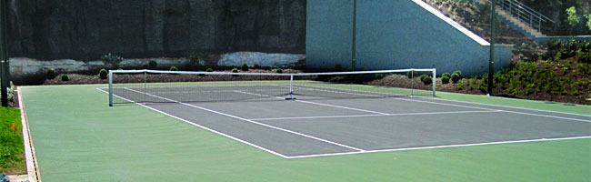 Rekonstruktionen der Tennisbeläge