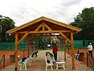 Wooden pavilion