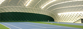 Sportovní nafukovací tenisová hala