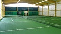 Dividing net between courts